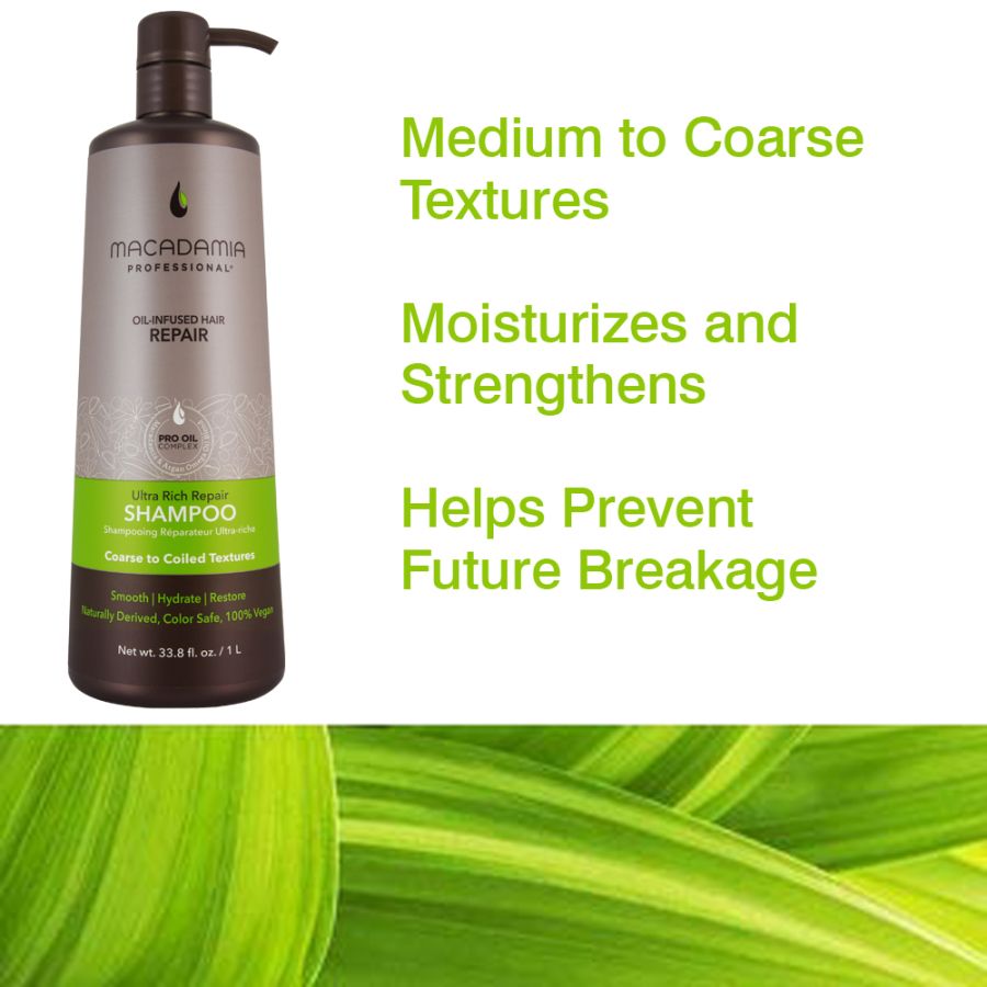 Macadamia Professional Ultra Rich Repair Shampoo - 1000 ml