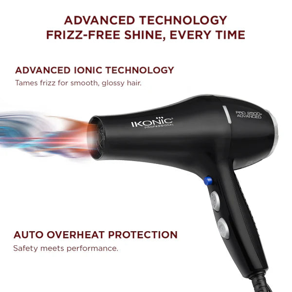 Ikonic Professional Pro 2500+ Advanced Hair Dryer