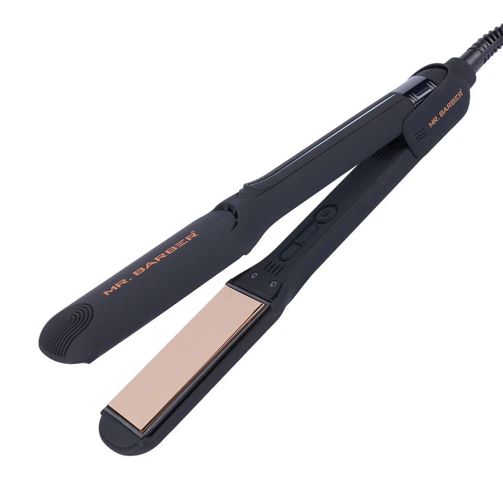 Mr. Barber Keratin Shine Pro Hair Straightener with Advanced Nano Titanium Technology & Fast Heating