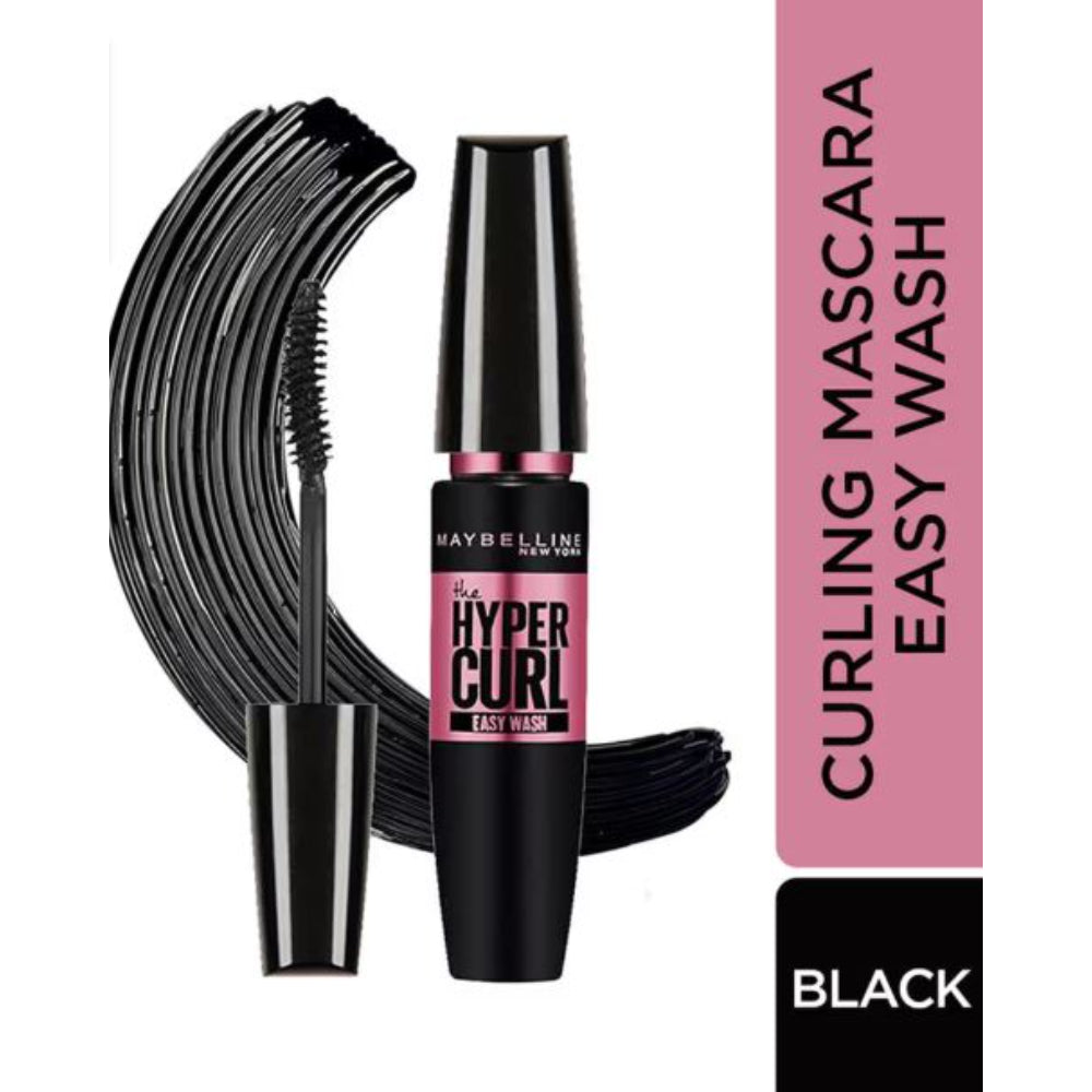 Maybelline New York Hypercurl Waterproof Mascara, Smudge & Highly Pigmented (9.2 ml)