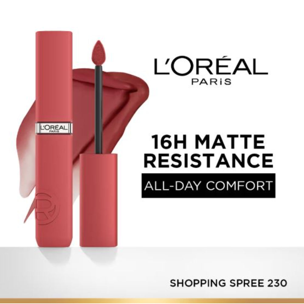 L'Oreal Paris Infallible Matte Resistance Liquid Lipstick (5ml)