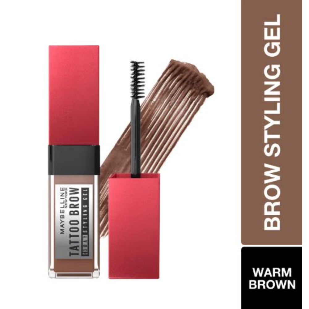 Maybelline New York Tattoo Brow 3-Day Gel, Water & Smudgeproof Lasts Up To 36H (6ml)