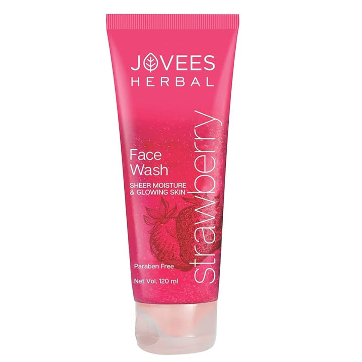 Jovees Strawberry Face Wash | Normal to Dry Skin | Hydrating