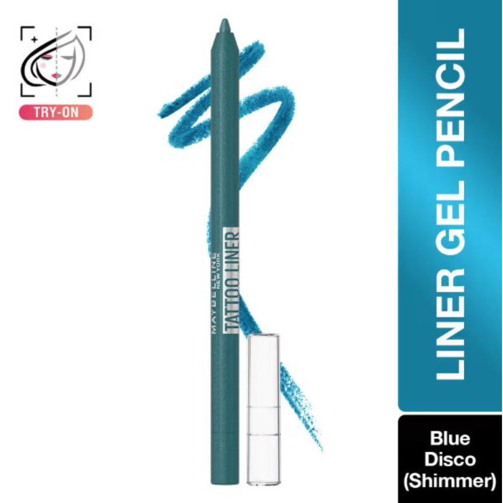Maybelline New York Tattoo Studio Color Gel Eyeliner Pencil, Lasts Up To 36H (1.2g)