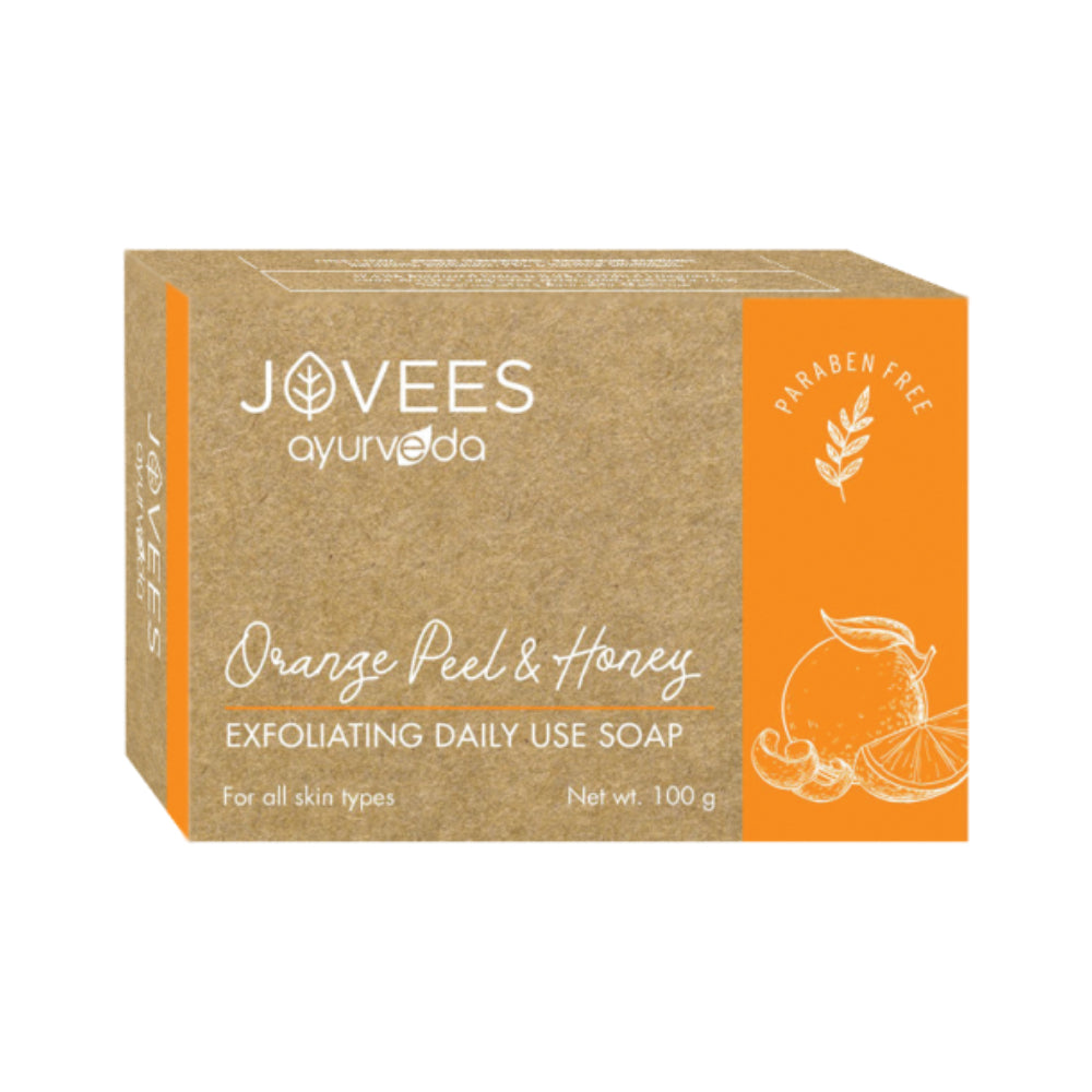 Jovees Orange Peel & Honey Exfoliating Daily Use Soap