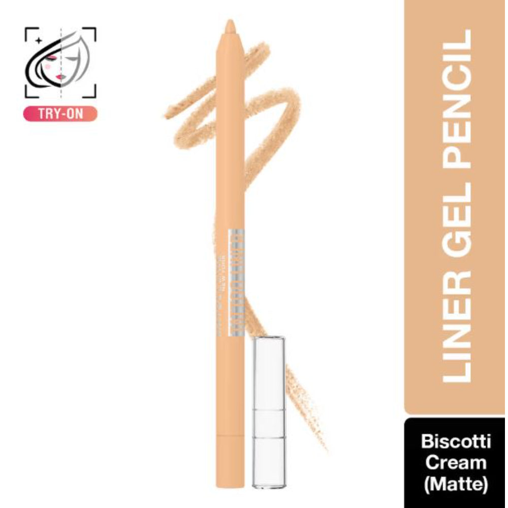 Maybelline New York Tattoo Studio Color Gel Eyeliner Pencil, Lasts Up To 36H (1.2g)