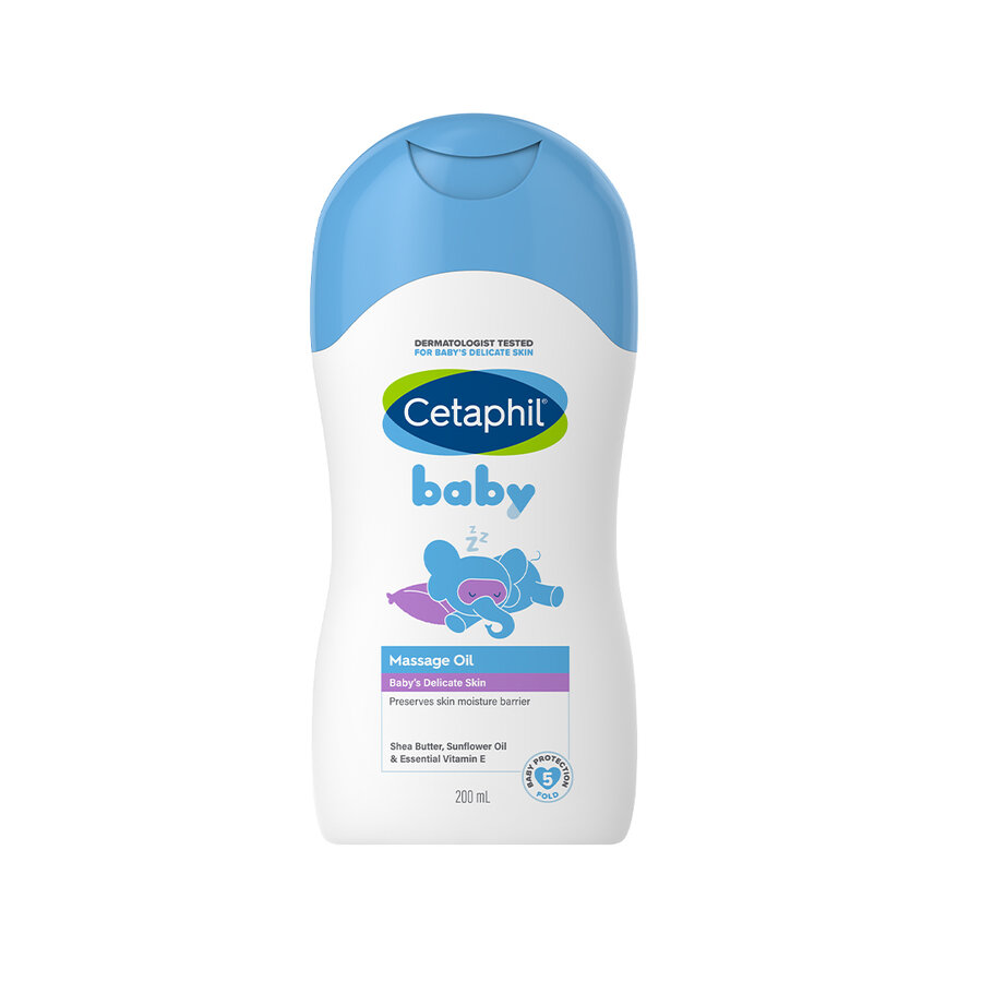 Cetaphil Baby Massage Oil – Nourishing & Protective Daily Care