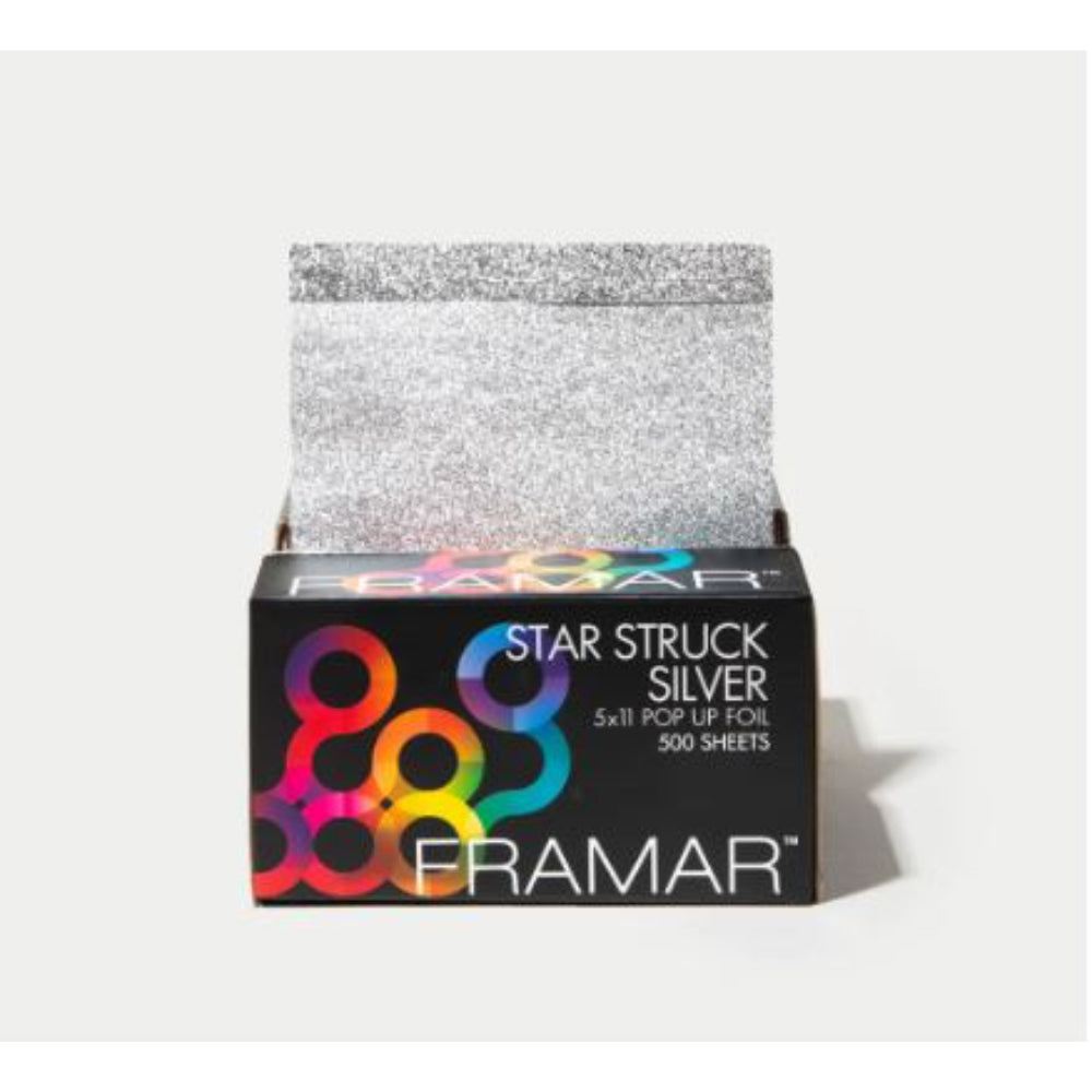 Framar - Star Struck Silver - Pop Up 500 sheets - 5x11" - pre-cut