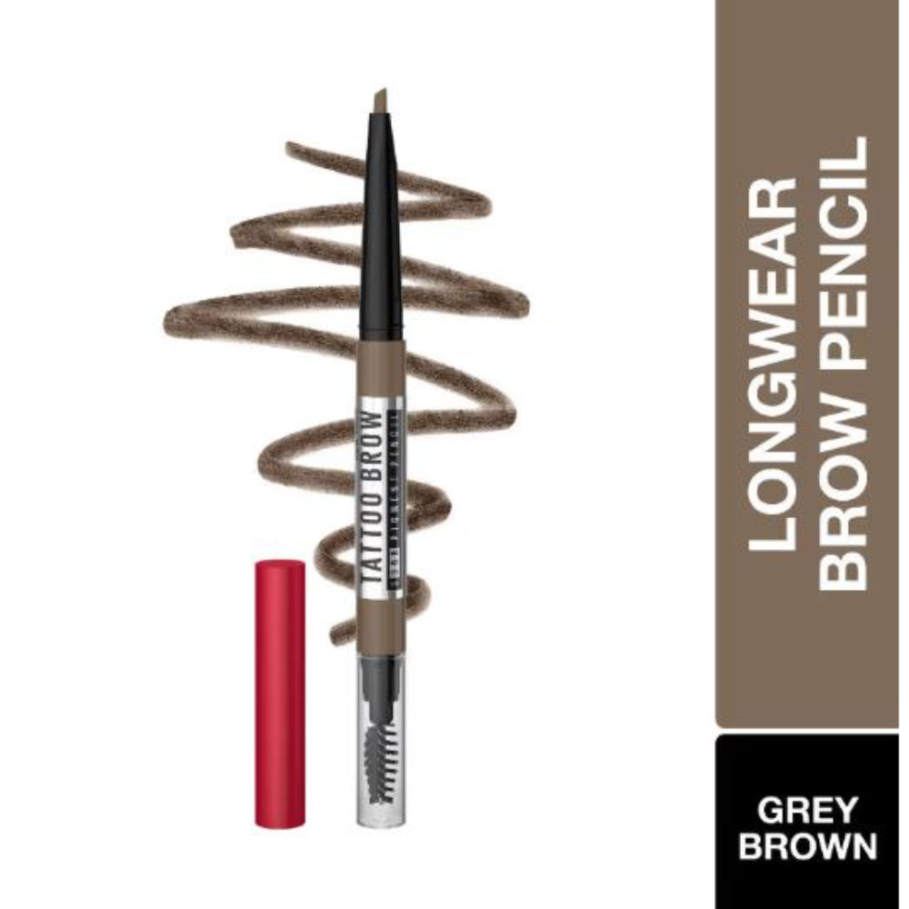 Maybelline New York Tattoo Brow 36H Brow Pencil, Water & Smudgeproof (0.25g)