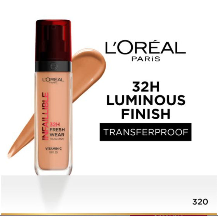 L'Oreal Paris Infallible 32H Fresh Wear Foundation (30 ml)