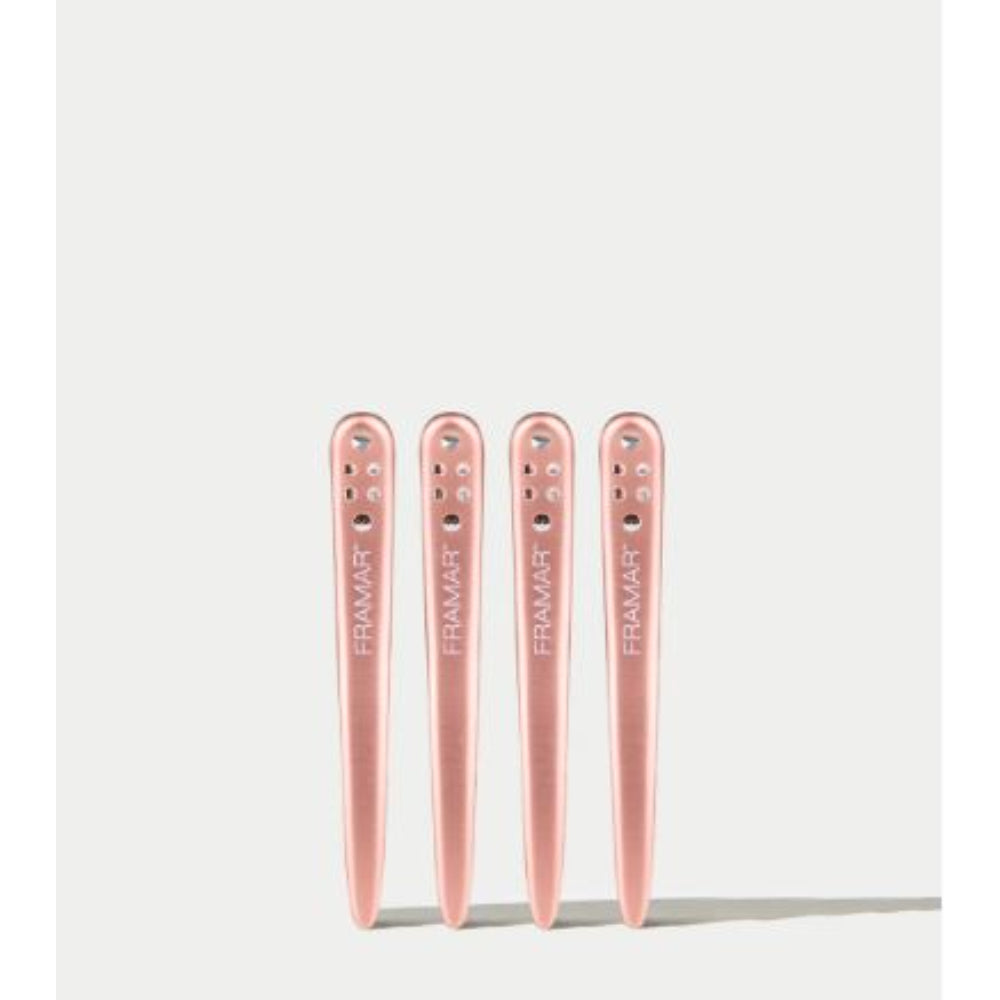 Framar - Big Bite Clips - Rose Gold Pack of 4