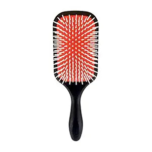 Denman Power Paddle Brush, Black & Red D38