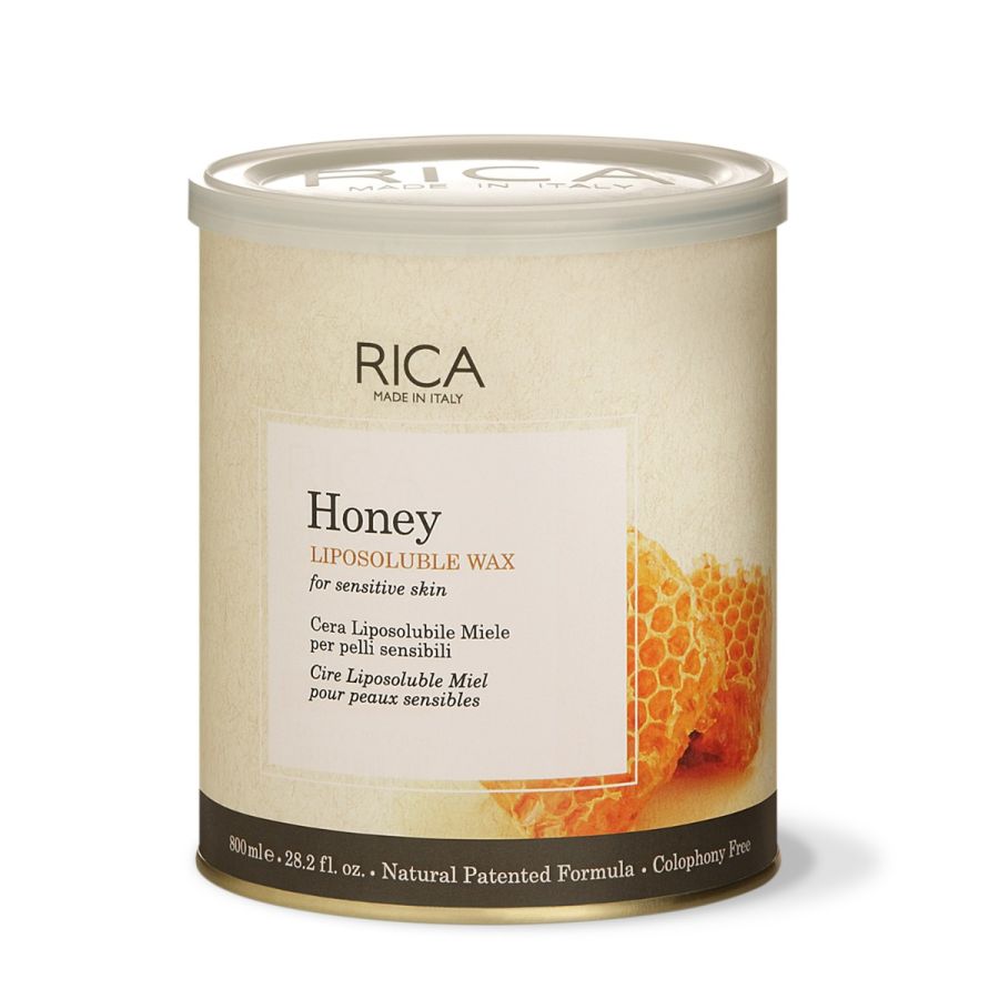 Rica Honey Liposoluble Wax – 800 ml | Nourishing Hair Removal Wax for Smooth, Soft, and Hydrated Skin