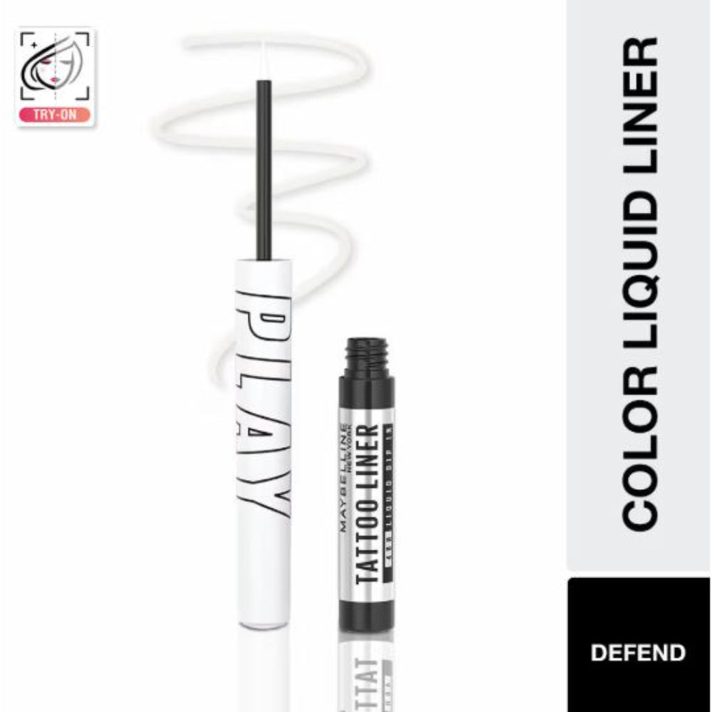 Maybelline New York Tattoo Play Burgundy Liquid Eyeliner (2.1ml)