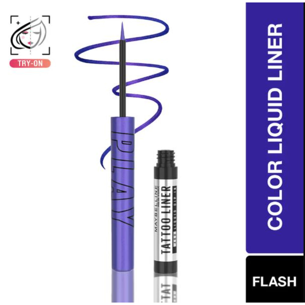 Maybelline New York Tattoo Play Burgundy Liquid Eyeliner (2.1ml)