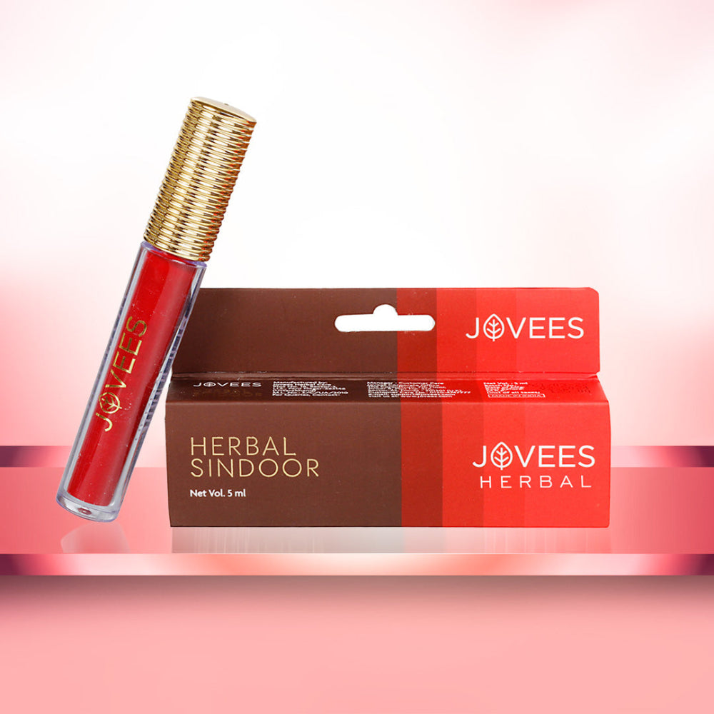 Jovees Sindoor Red | Bright, Quick Drying & Long Lasting | Smudge-Proof - 5 ml