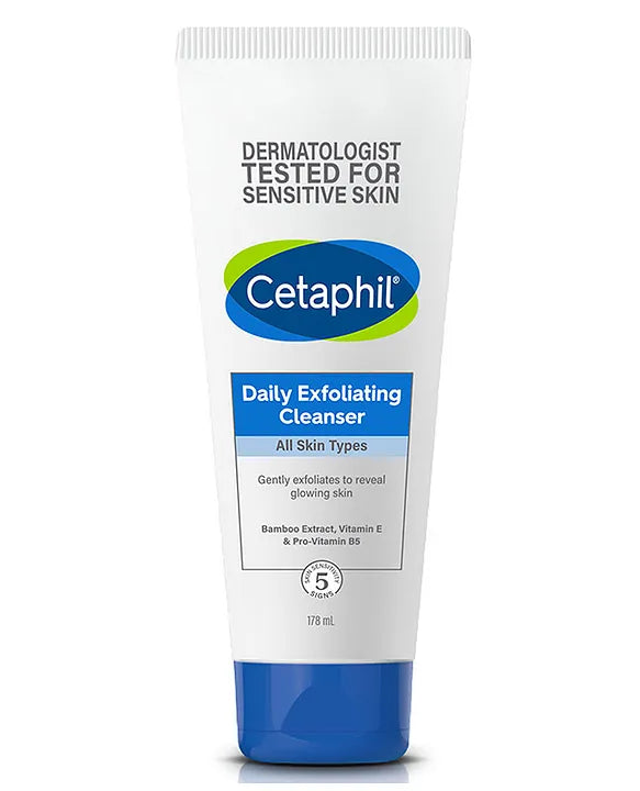 Cetaphil Daily Exfoliating Cleanser – Gentle Exfoliation for Healthy, Glowing Skin