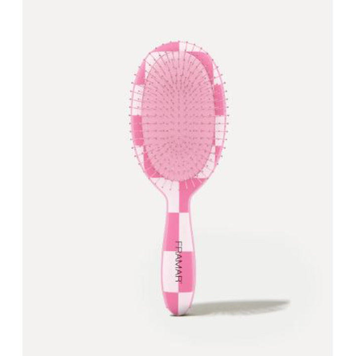 Framar - Checked Out Pink - Detangle Brush