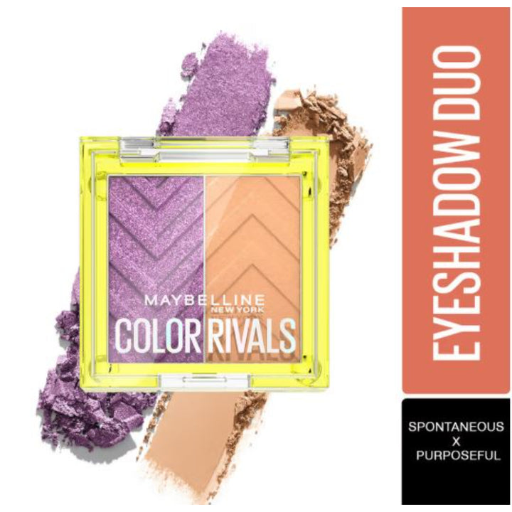 Maybelline New York Color Rivals Longwear Duo Eyeshadow Palette (3g)