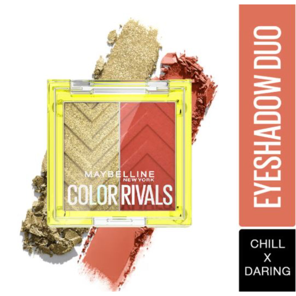 Maybelline New York Color Rivals Longwear Duo Eyeshadow Palette (3g)