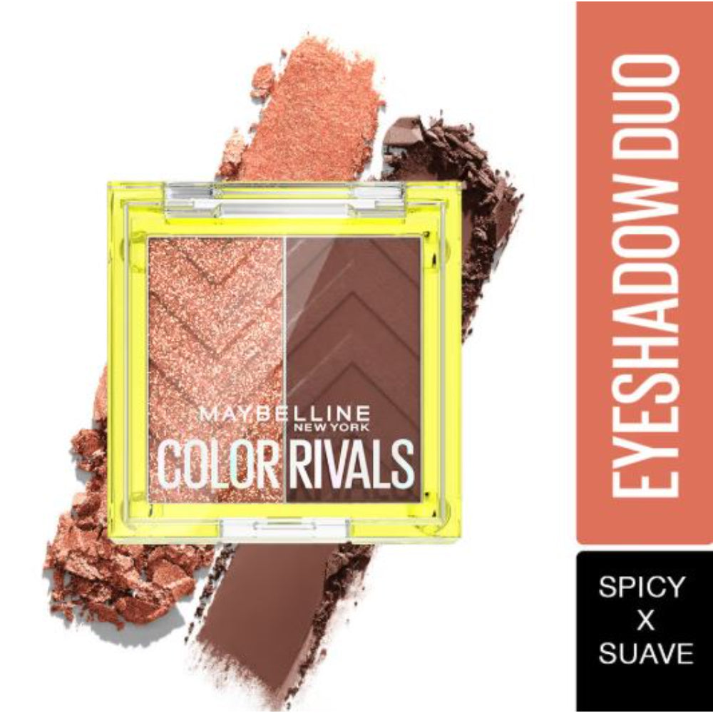 Maybelline New York Color Rivals Longwear Duo Eyeshadow Palette (3g)