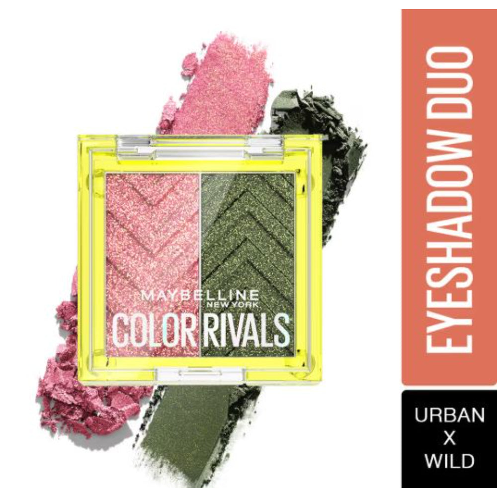 Maybelline New York Color Rivals Longwear Duo Eyeshadow Palette (3g)