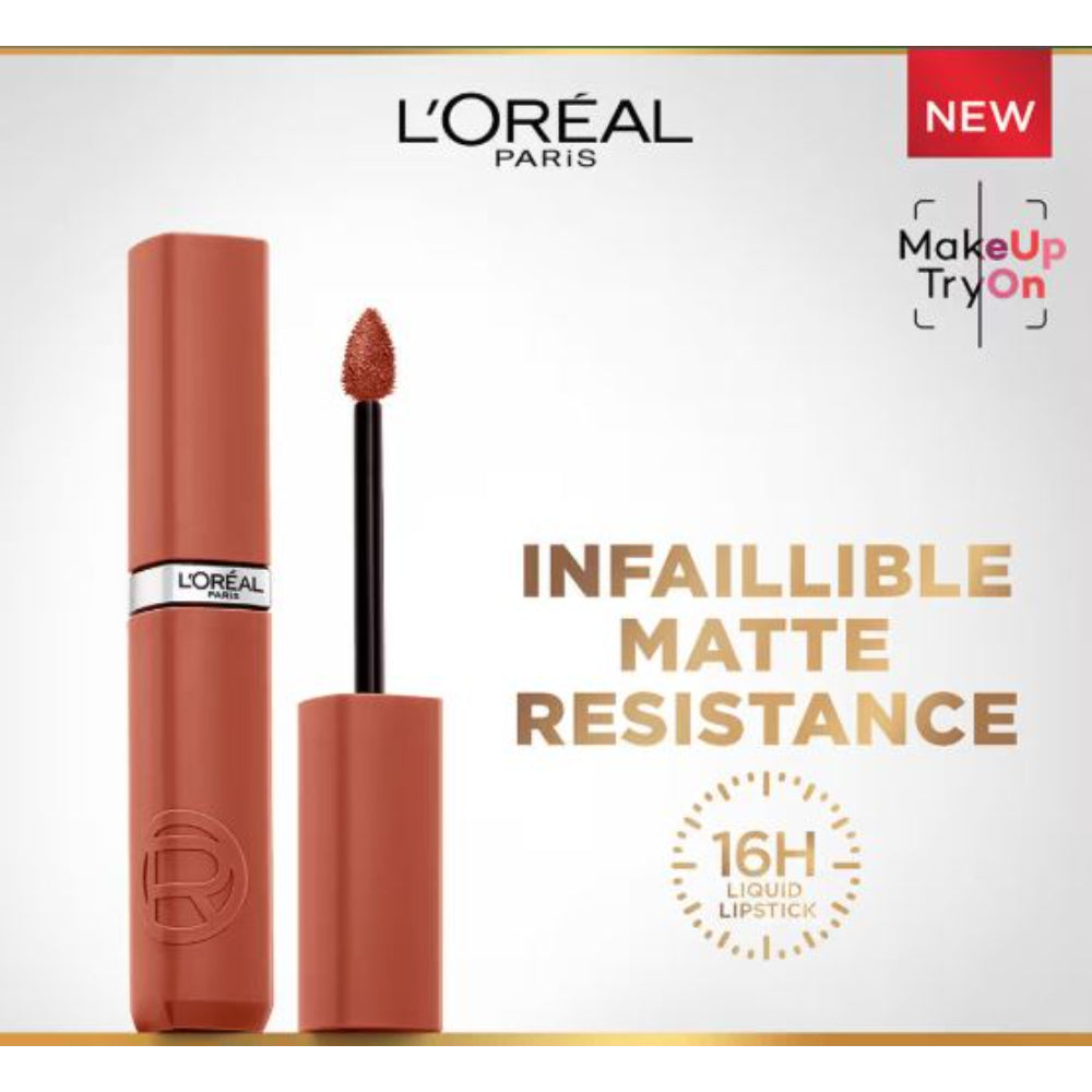 L'Oreal Paris Infallible Matte Resistance Liquid Lipstick (5ml)