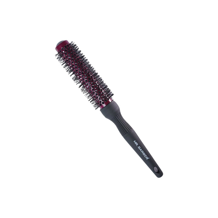 Mr. Barber Pro XL 25 mm Ceramic Thermal Ion Hair Brush Comb For Women & Men MB-XL25 | Salon Quality & Heat Resistant Brush - 1 Piece