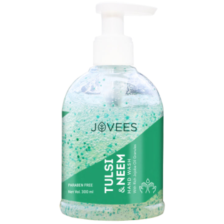 Jovees Tulsi & Neem Hand Wash With Rich Jojoba Oil Granules