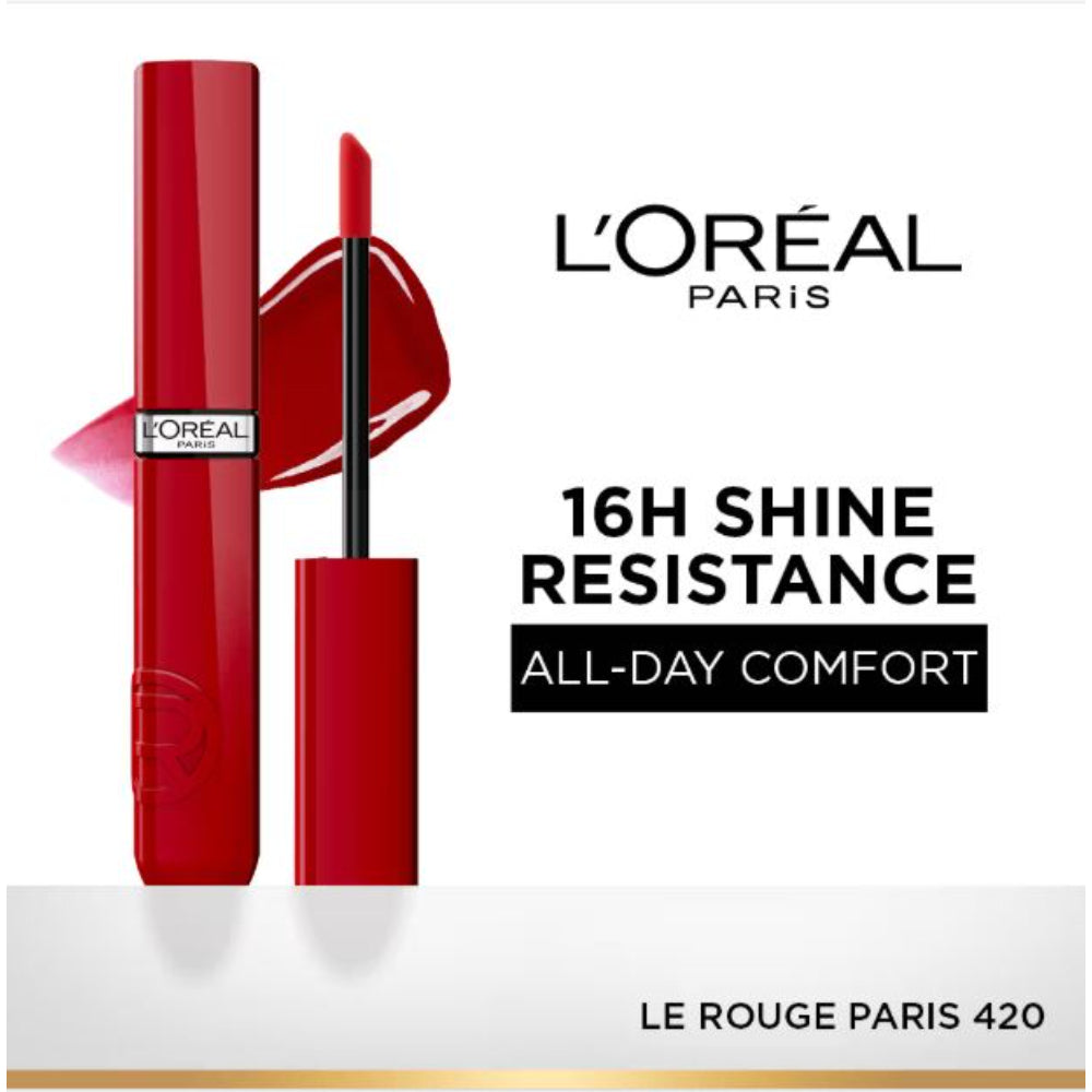 L'Oreal Paris Infallible Laque Resistance Liquid Lipstick, 16H Lacquer Shine 4 ml