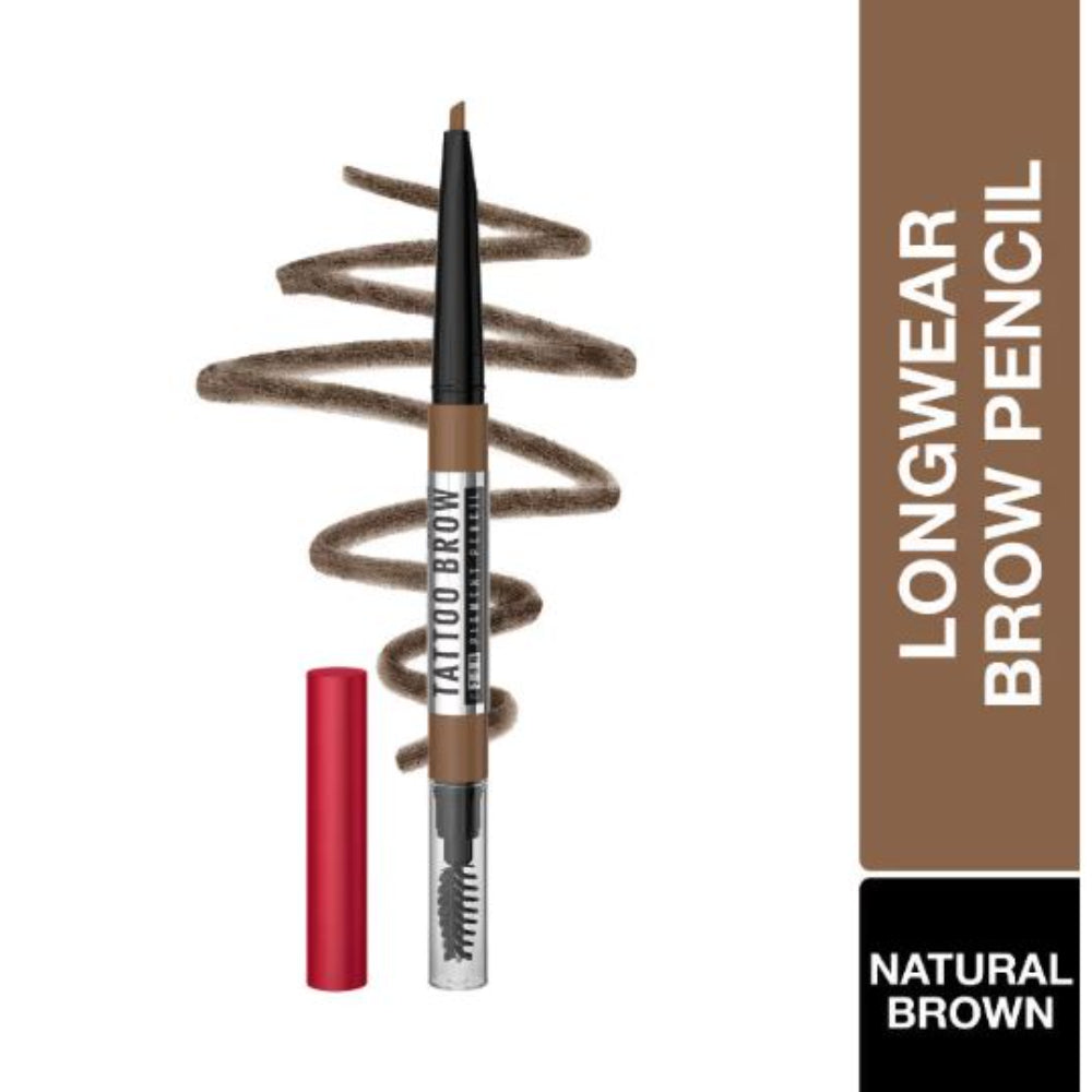 Maybelline New York Tattoo Brow 36H Brow Pencil, Water & Smudgeproof (0.25g)