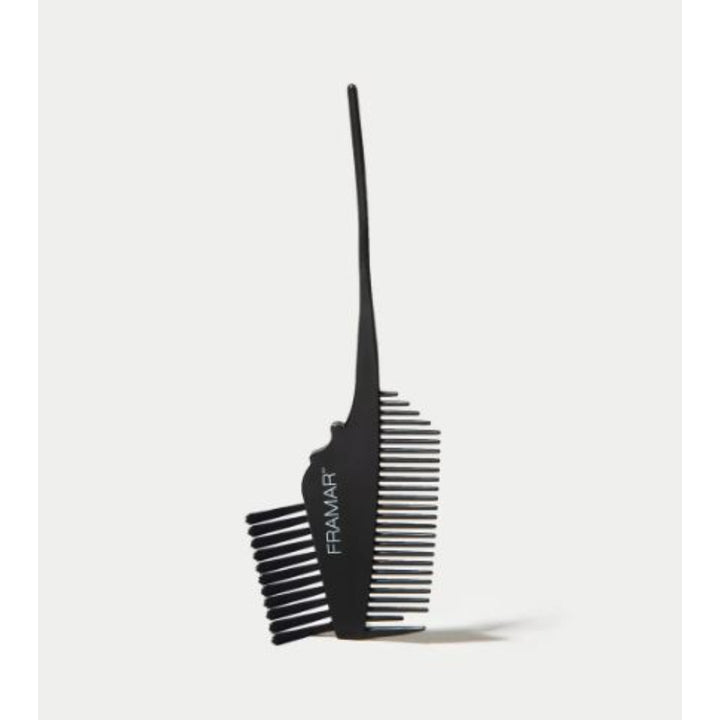 Framar - The Emperor Color Brush dual sided color brush & comb - black