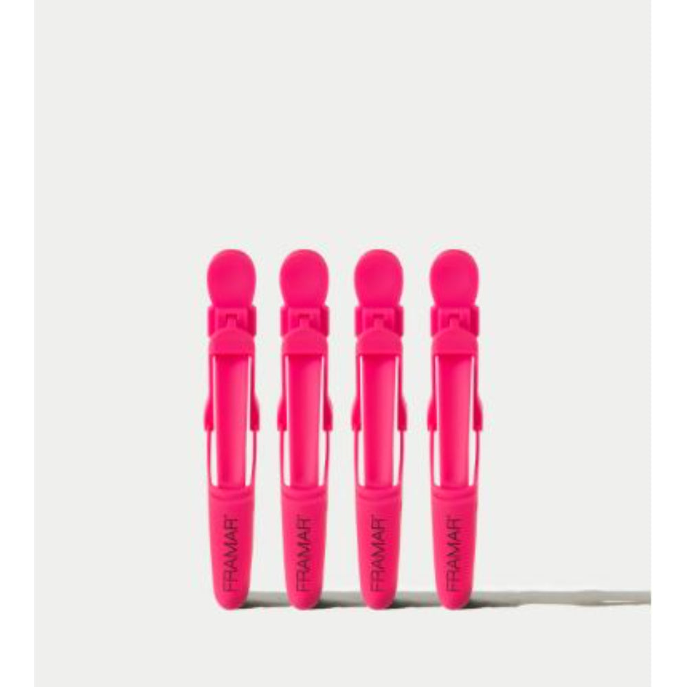 Framar - Gator Grip Clips - Pink Pack of 4