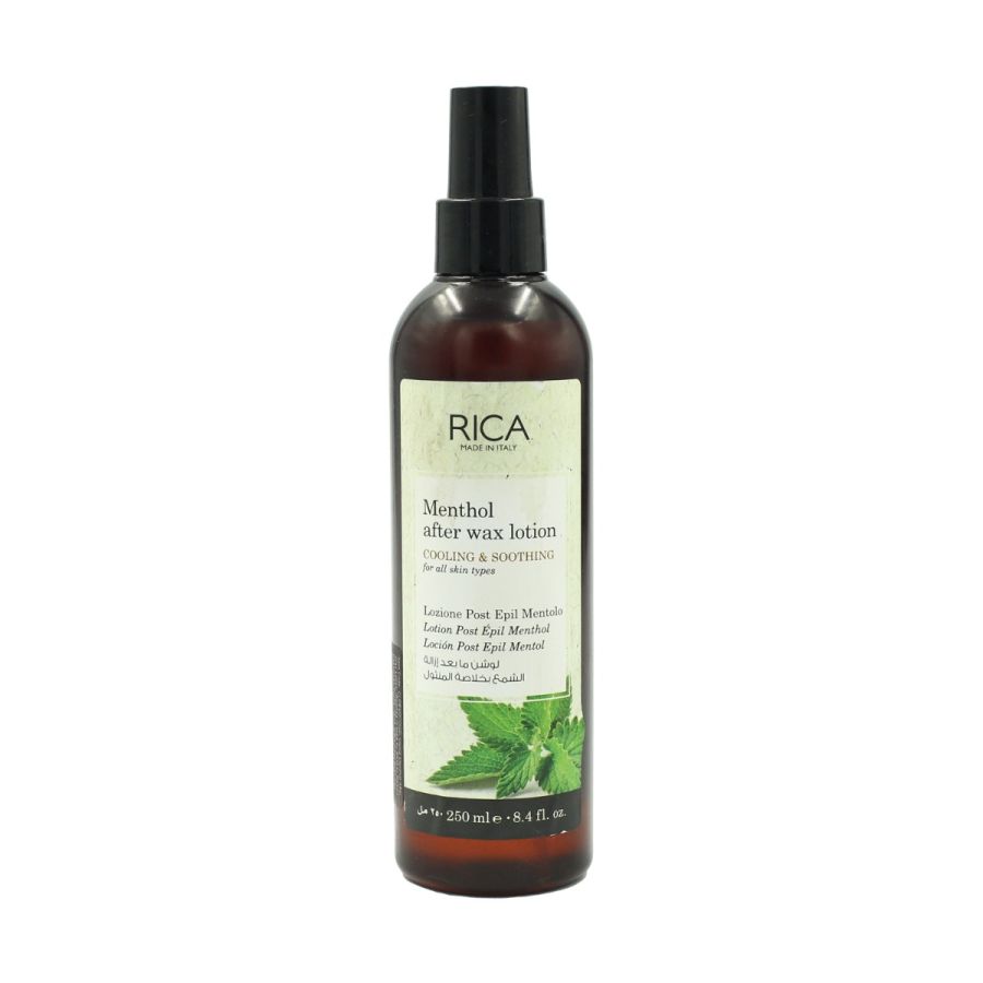 Rica Menthol After Wax Lotion for Men & Women with All Type Body Skin Care | Natural Ingredients - 250ml