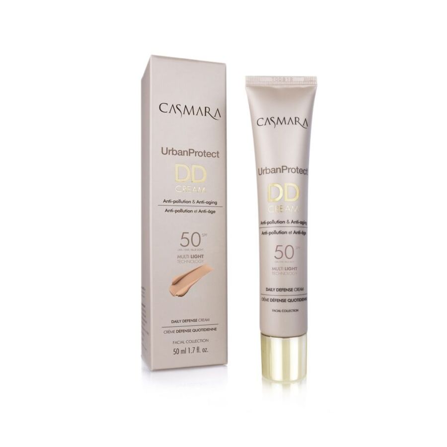 Casmara Urban Protect DD Cream SPF 50, 50ml (01) | Tinted Daily Defense Cream for Even Skin Tone