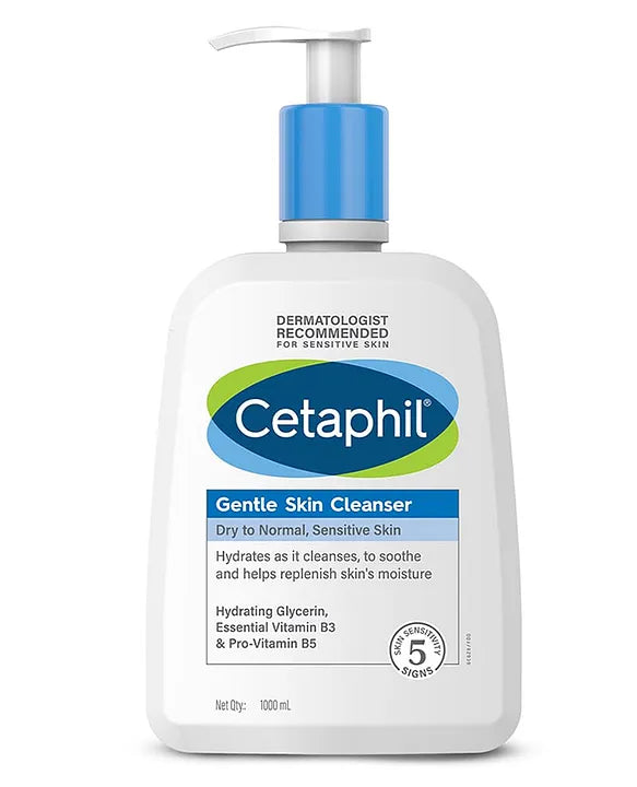 Cetaphil Gentle Skin Cleanser – Hydrating & pH-Balanced Formula for Sensitive Skin