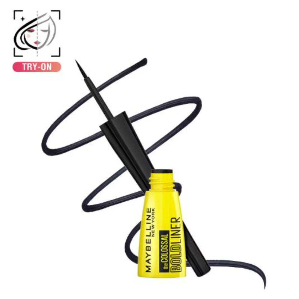 Maybelline New York The Colossal Bold Liner, Smudgeproof & Waterproof Eyeliner (3ml)