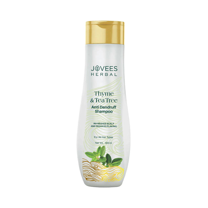 Jovees Thyme & Tea Tree Anti Dandruff Shampoo | All Hair Types