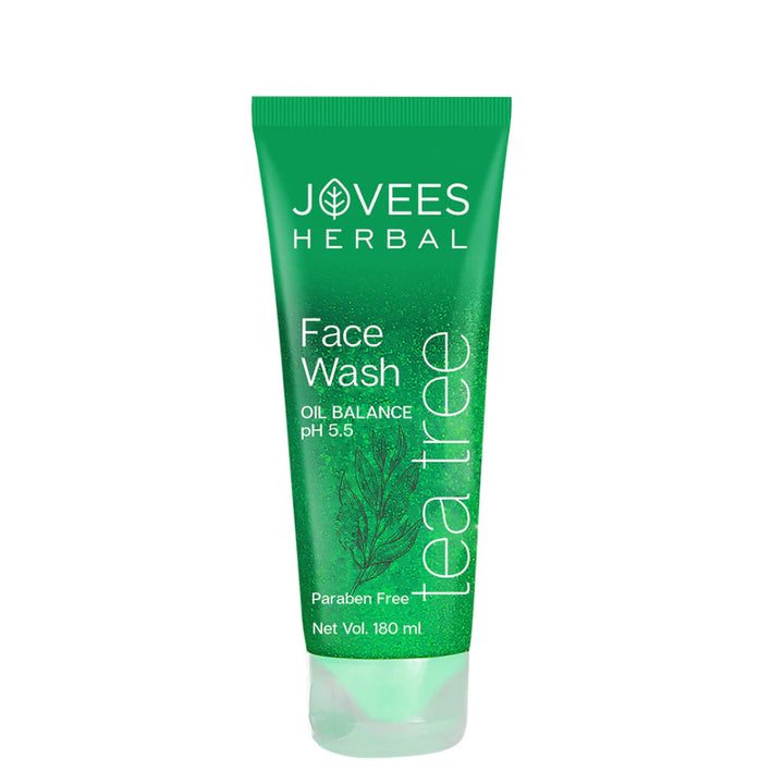 Jovees Tea Tree Oil Control Face Wash | Oily & Acne Prone Skin