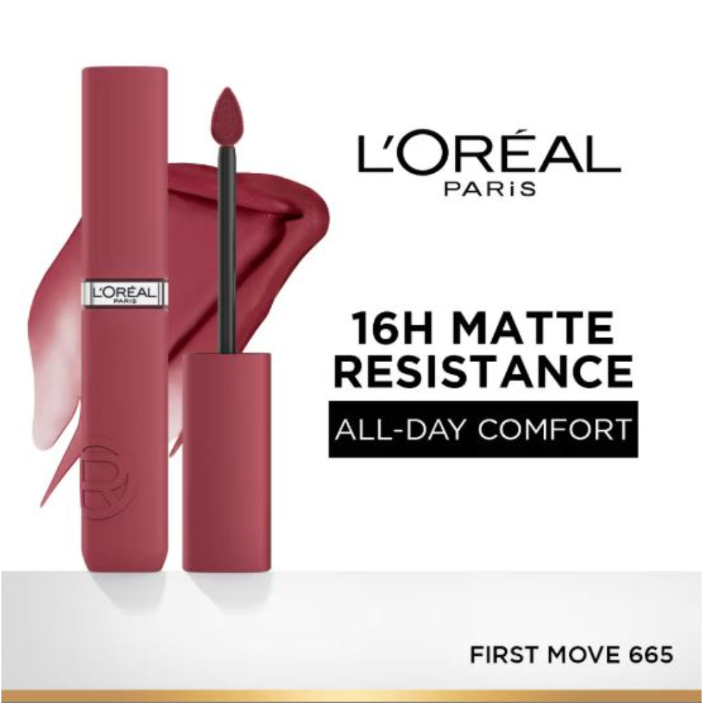 L'Oreal Paris Infallible Matte Resistance Liquid Lipstick (5ml)