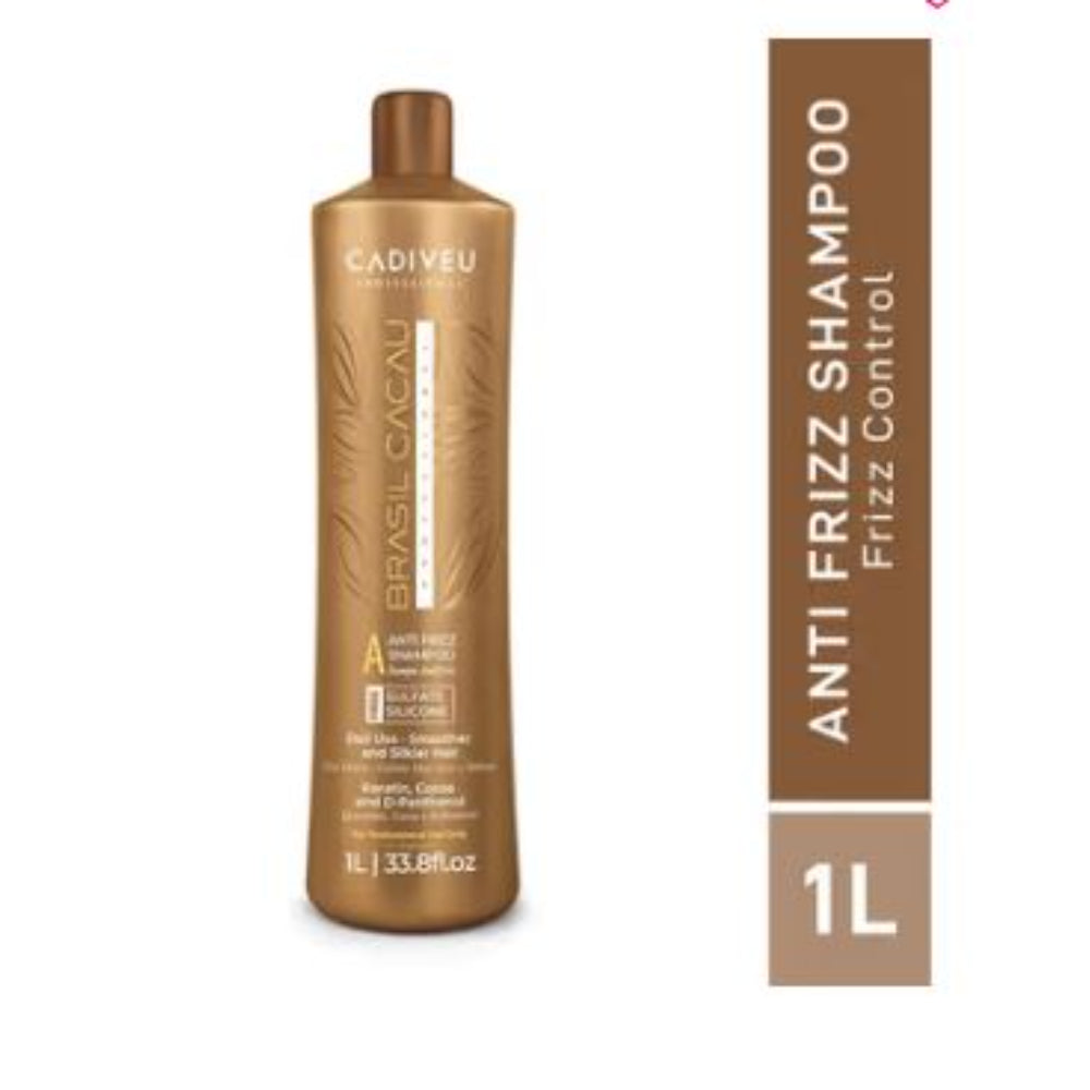Cadiveu - Brasil Cacau Anti Frizz Shampoo For Dry & Frizzy Hair (1000ml)