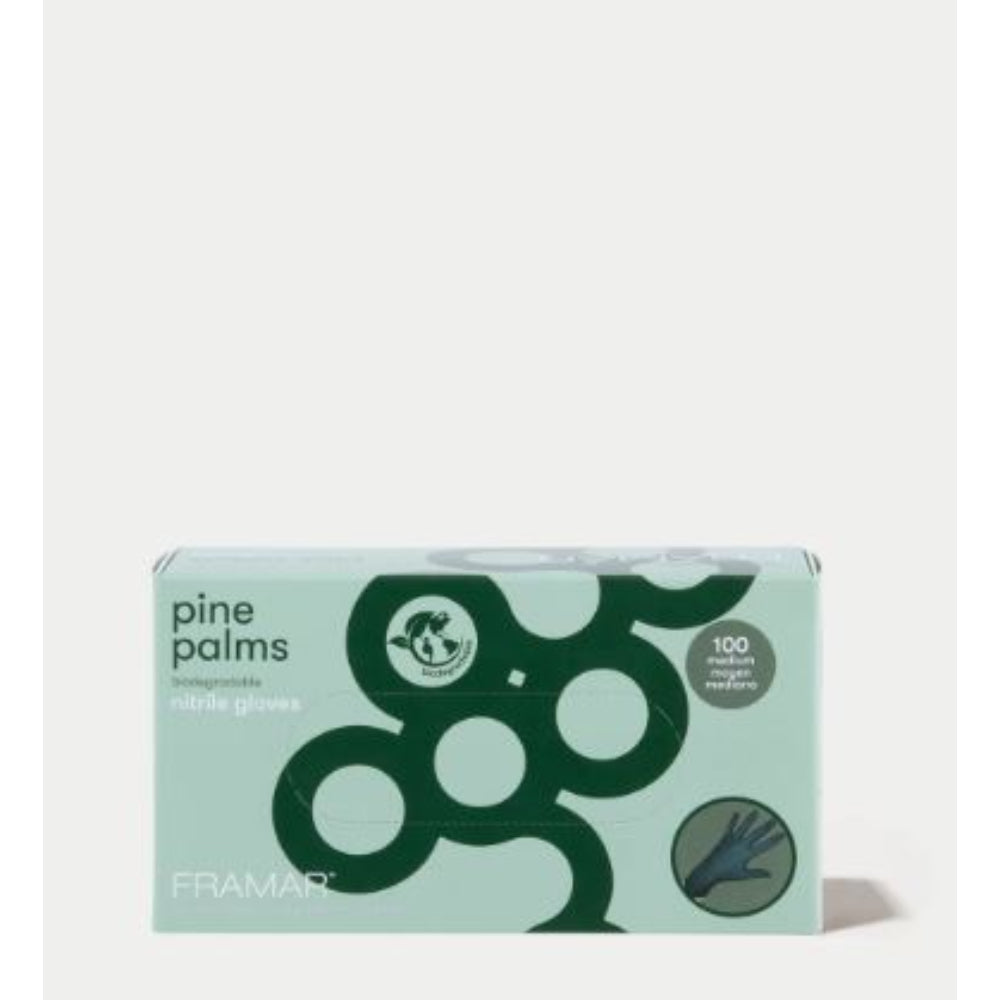 Framar - Pine Palms Biodegradable Nitrile Gloves - 100 count