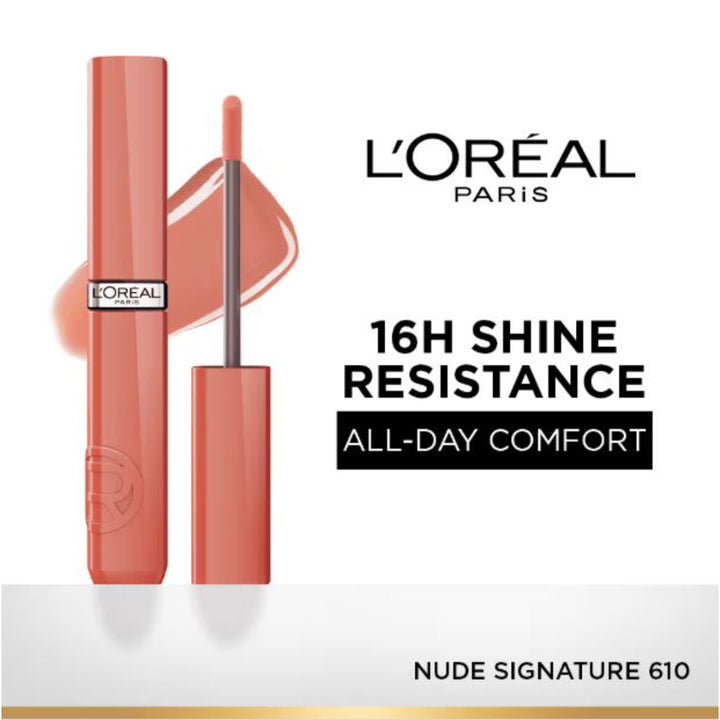 L'Oreal Paris Infallible Laque Resistance Liquid Lipstick, 16H Lacquer Shine 4 ml