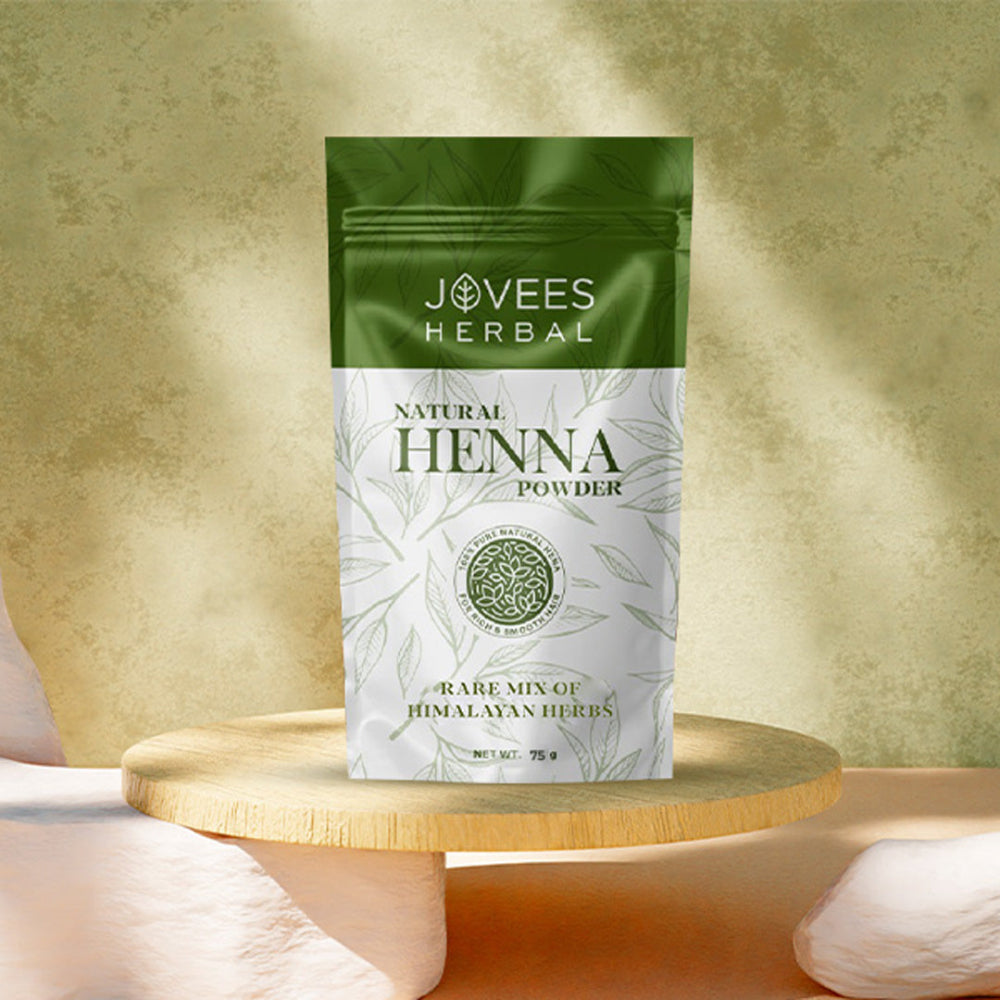 Jovees Mehandi/Henna Powder | Controls Hair Fall & Repairs Damaged Hair 75g