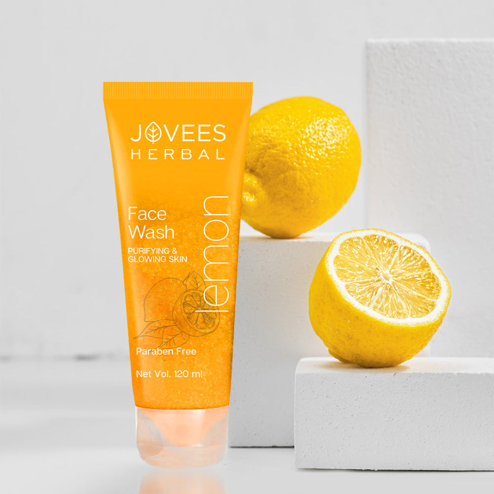 Jovees Lemon Face Wash With Lemon, Orange Peel & Kakadu Plum Extract