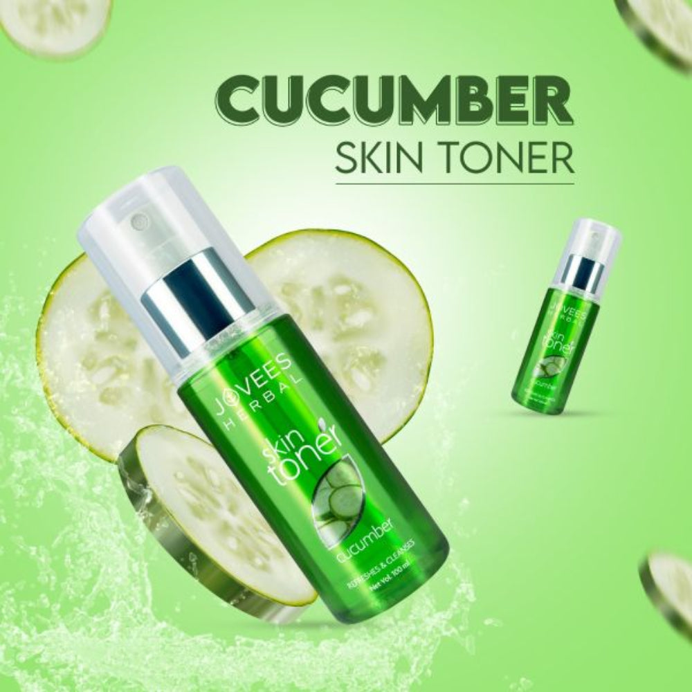 Jovees Cucumber Skin Toner For Glowing And Hydrating Skin | Face Mist & Toner For Oily & Acne Prone Skin
