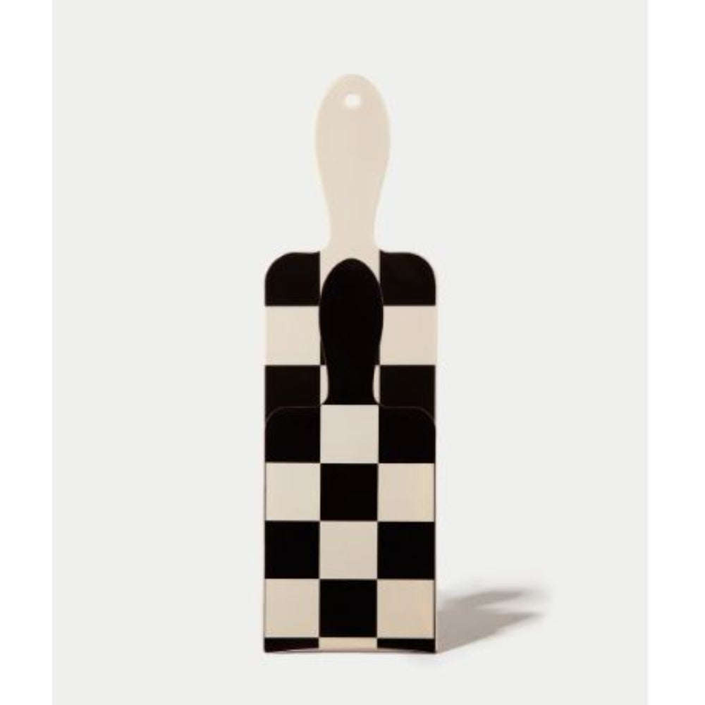 Framar - Black and Cream Checked Out - Paddle Pack of 2