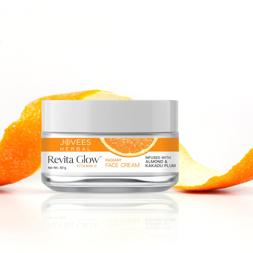 Jovees Revita Glow Vitamin C Cream Infused With Almond & Kakadu Plum