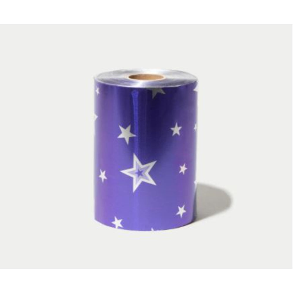 Framar - Playful Purple Stars - Smooth Roll Medium 1600 ft - choose your own length