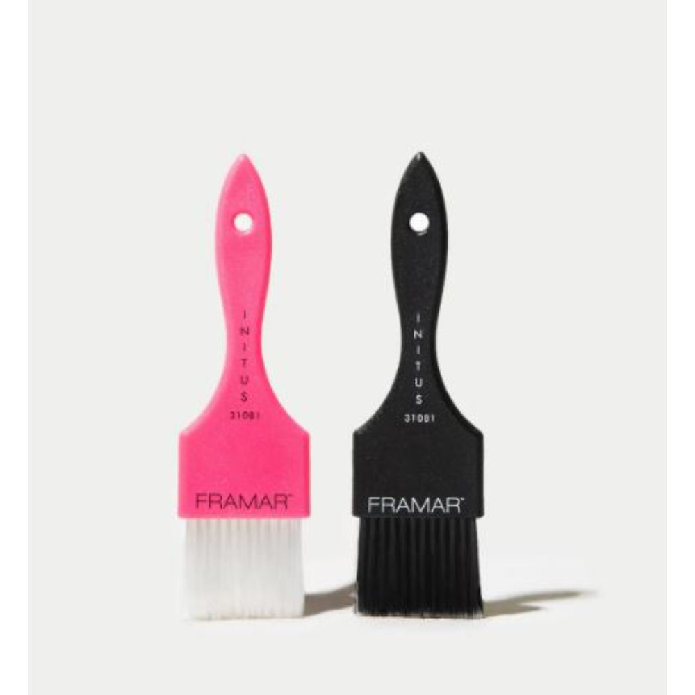 Framar - Power Painter Hair Color Brush - 2 Pack black & pink